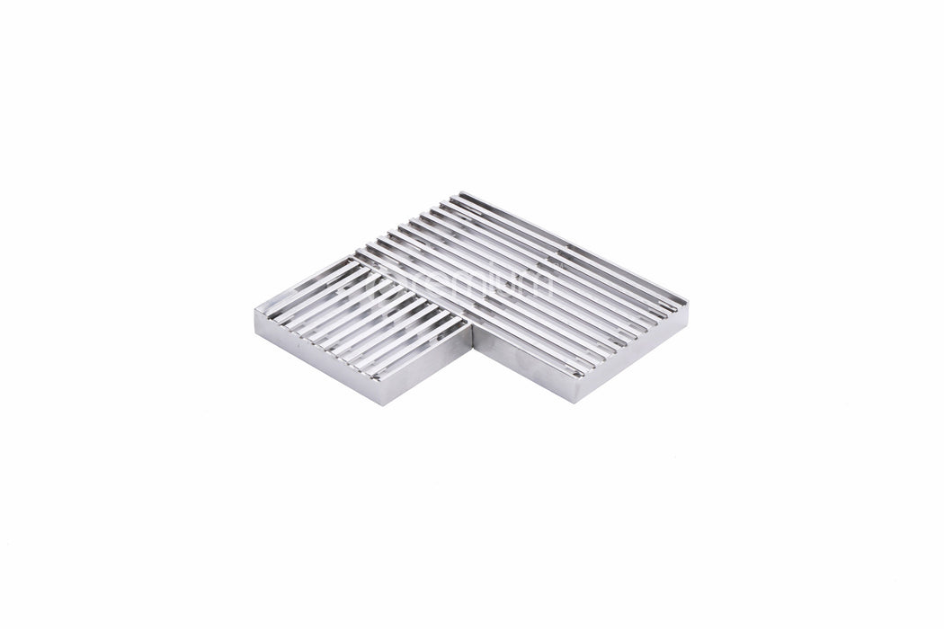 120mm Wedge Wire Heel Guard Stainless Steel Linear Grate Right Angle CCC-200120-SST
