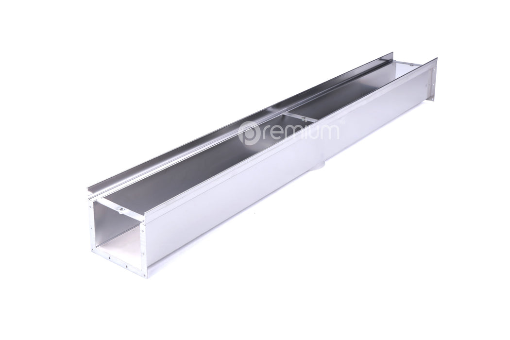 120mm Channel Stainless Steel L1000mm with Outlet CLC-1000120-80SSC