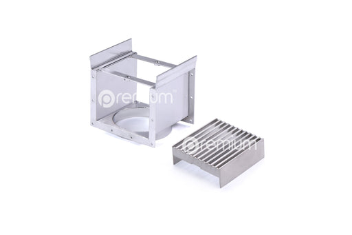 120mm Wedge Wire Heelsafe Linear Grate & Channel L100mm with Outlet CLC-100120-80SSTC