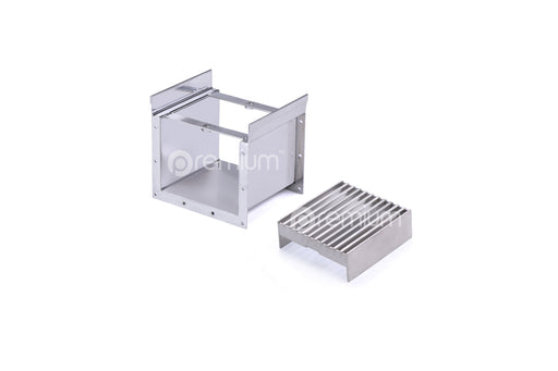 120mm Wedge Wire Heelsafe Linear Grate & Channel L100mm (No Outlet) CLC-100120-SSTC