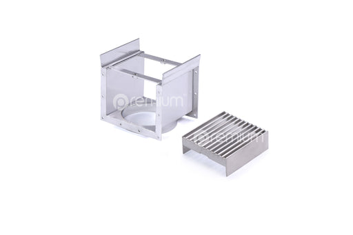 150mm Wedge Wire Heelsafe Linear Grate & Channel L100mm with Outlet CLC-100150-80SSTC