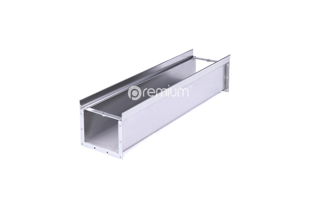 120mm Channel Stainless Steel L500mm (No Outlet) CLC-500120-SSC