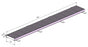 150mm Wedge Wire Heelsafe Linear Grate & Framel L1000mm FAB-1000150-SST